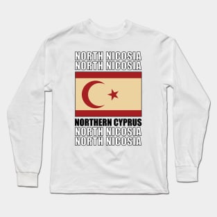 Flag of Northern Cyprus Long Sleeve T-Shirt